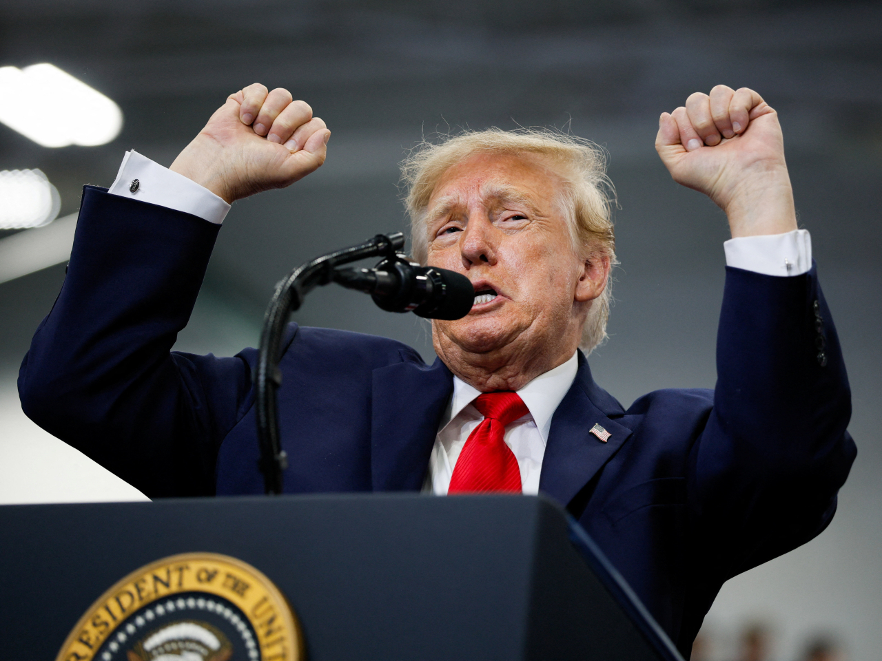 Donald Trump says the amount of easily available oil in Greenland is far greater than that of almost anywhere in the world. Photo: Reuters