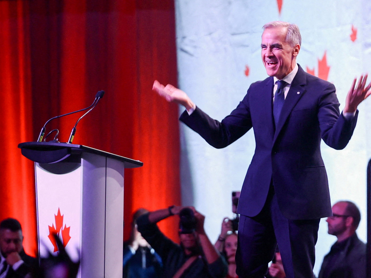 Mark Carney has argued that a vote against Canada is "a dangerous bluff that will lead to years of deep uncertainty". Photo: Reuters
