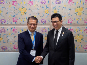 陳茂波繼續曼谷訪問　會晤泰國副總理兼財政部長探討深化合作