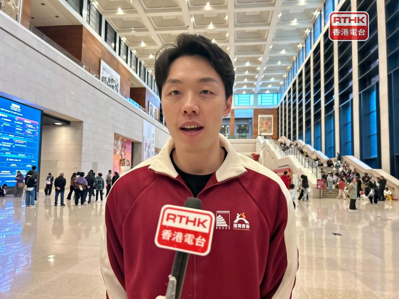 蘇茗曦期望同學透過遊覽參觀，親身感受國家源遠流長的歷史文化。（鄧穎琳攝）