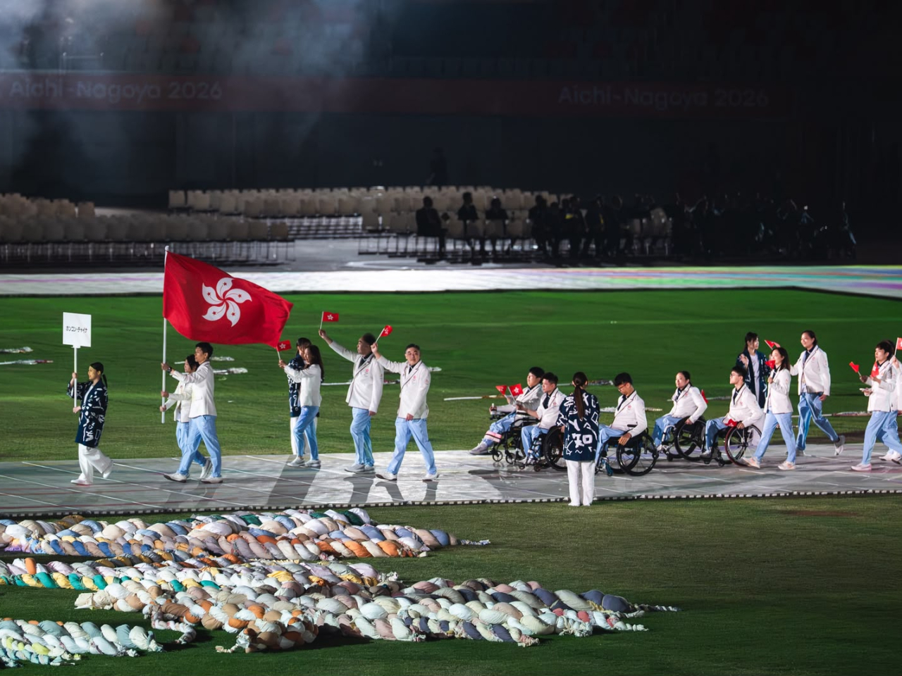The Hong Kong, China delegation features 80 athletes. Photo courtesy of the China Hong Kong Paralympic Committee