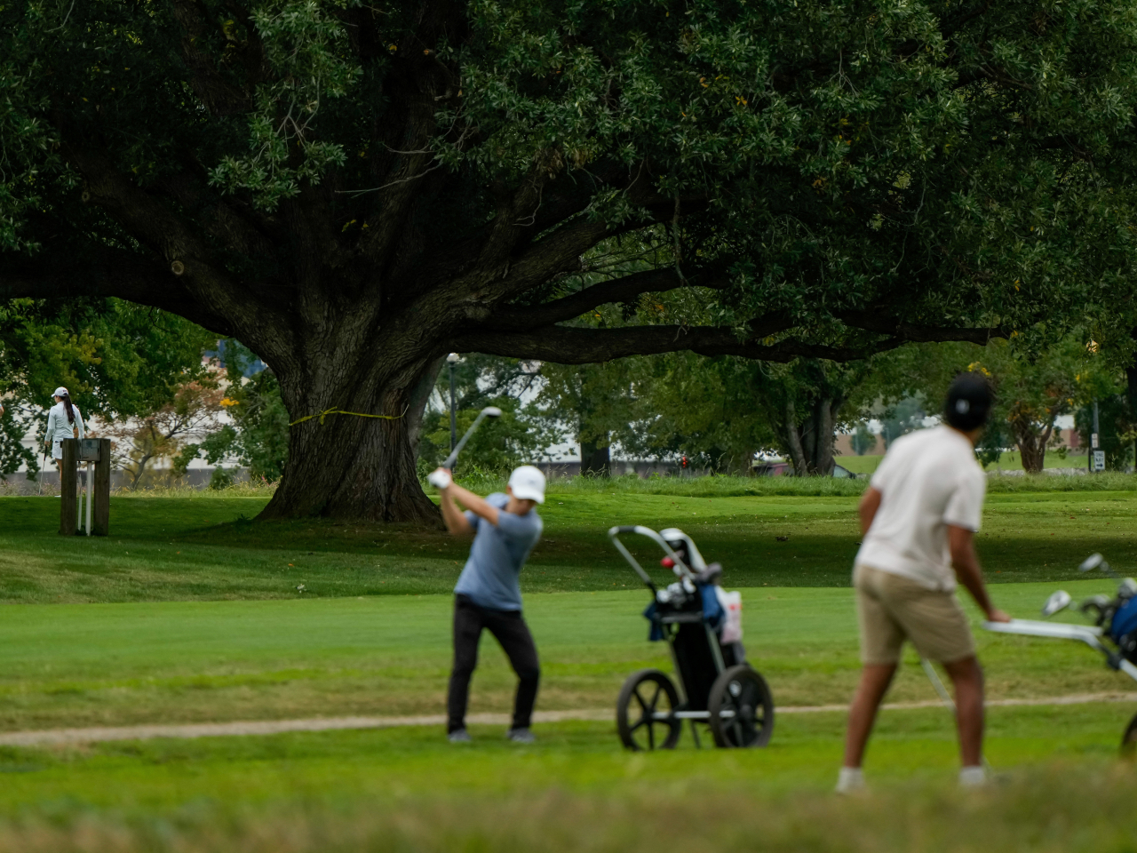 US President Donald Trump said the plan to revamp the golf course will improve to make it suitable to host international tournaments. Photo: Reuters