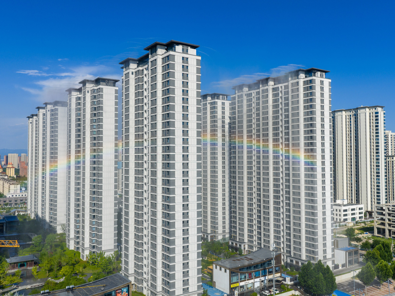 國家統計局公布，9月一線城市新建商品住宅銷售價格按月升0.1%，二線城市售價持平，三線城市跌幅維持0.2%。（新華社資料圖片）
