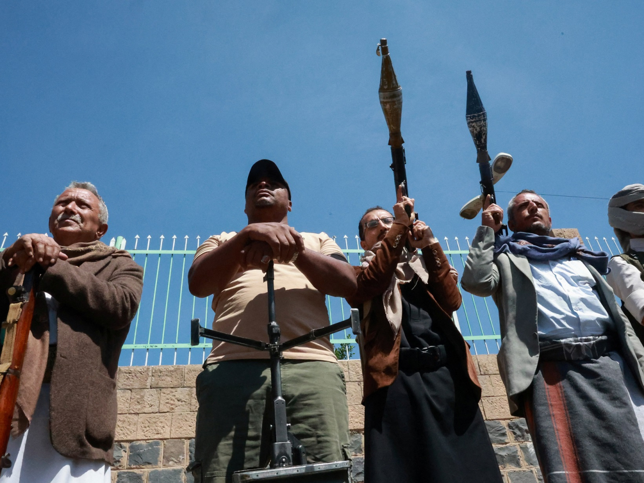 Sources say Houthi rebels fired three ballistic missiles at security forces during a training exercise in Yemen's Shabwa province. File photo: Reuters