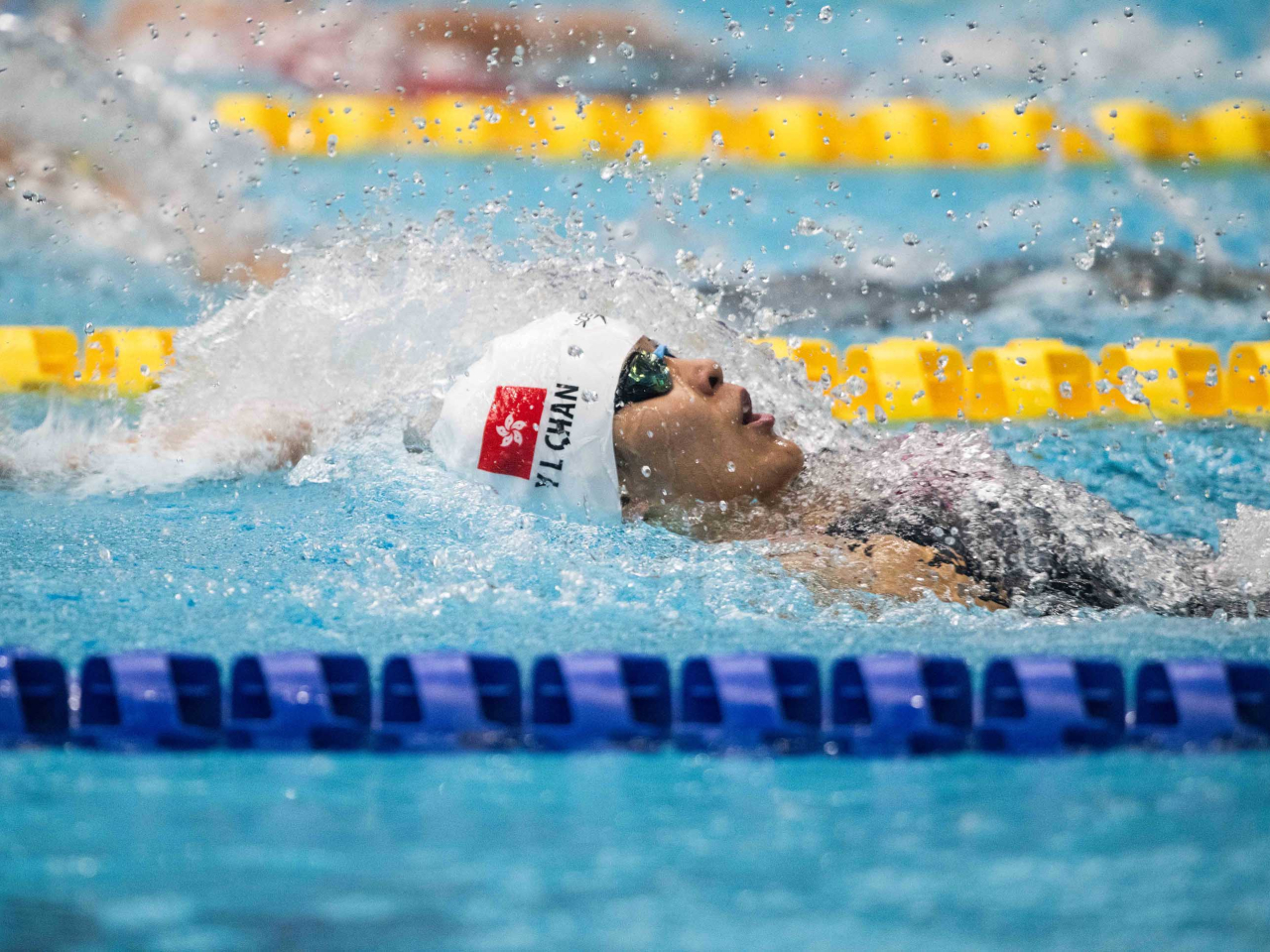 港隊泳手陳睿琳於女子S14級100米背泳項目，奪得銅牌。（中國香港殘疾人奧委會）