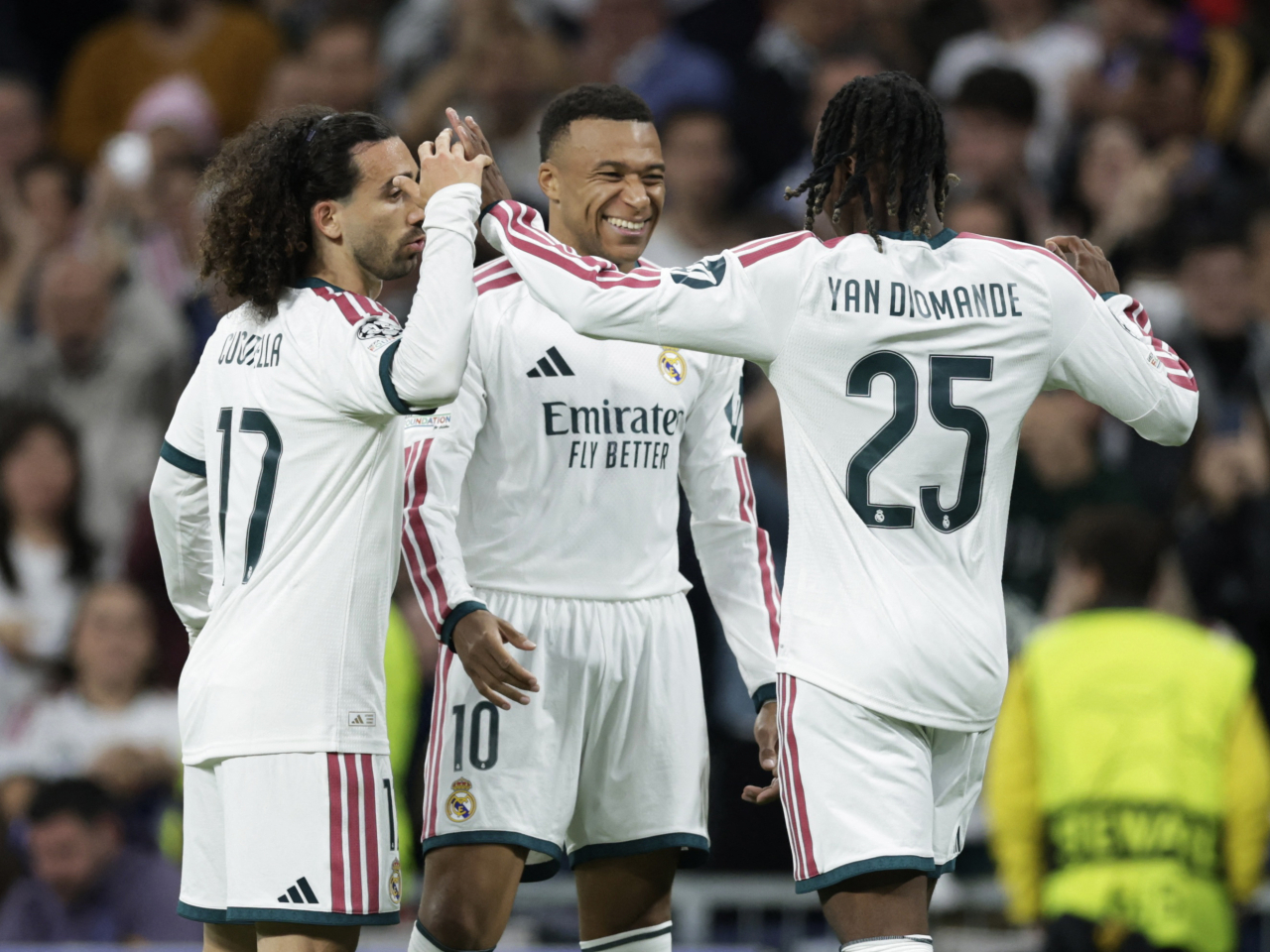 Real Madrid continued their perfect start in Europe by thrashing RB Leipzig at the Bernabeu. Photo: Reuters