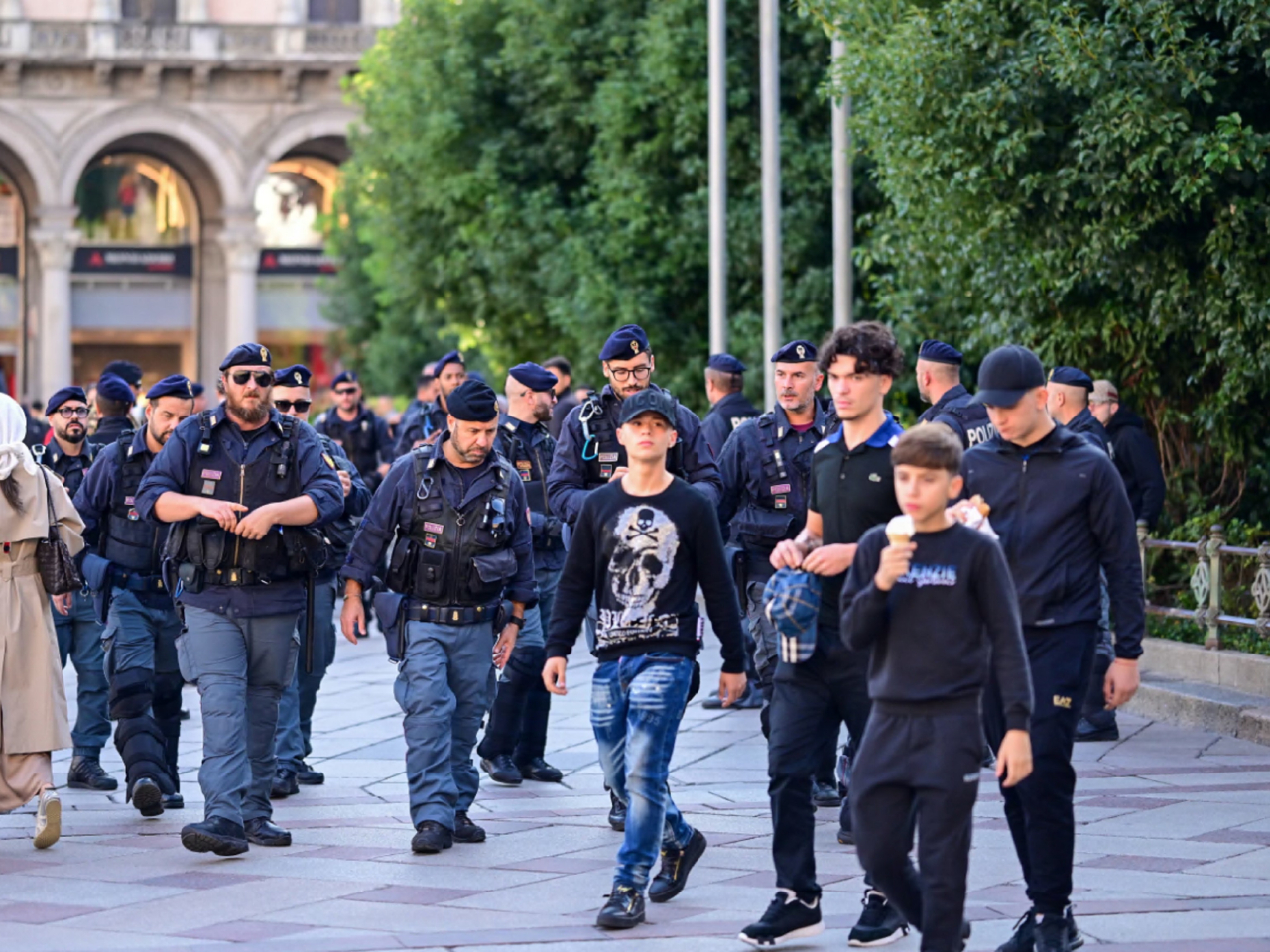 意大利政府決定向米蘭增派軍人，協助警方維護治安。（路透社資料圖片）