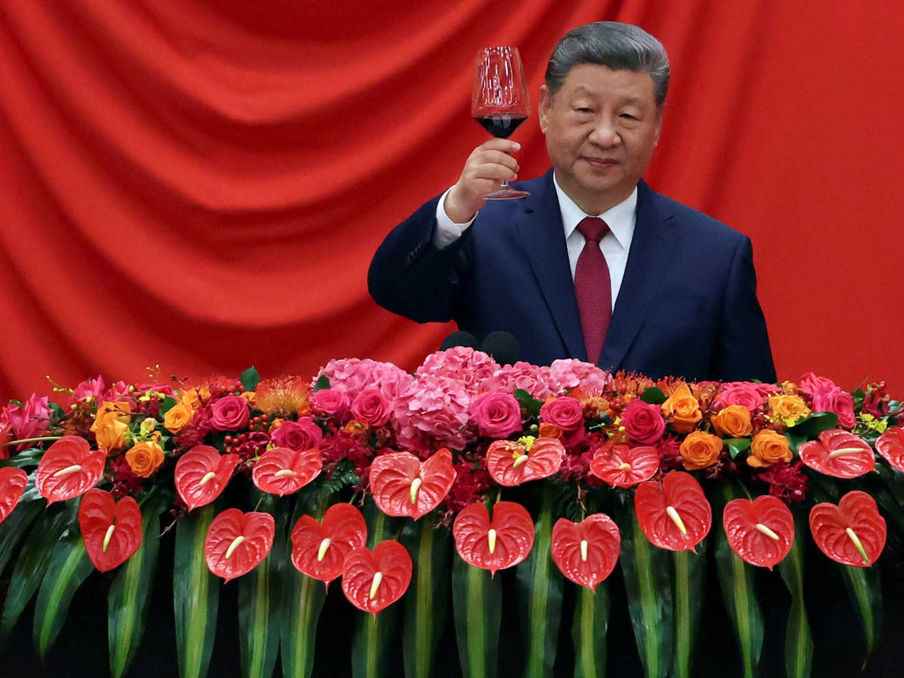 習近平出席大會，並發表重要講話。（路透社資料圖片）