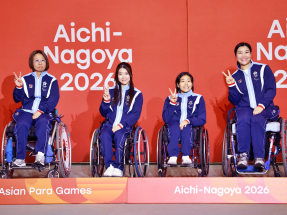 亞殘運輪椅劍擊女子重劍團體賽　港隊奪銀牌