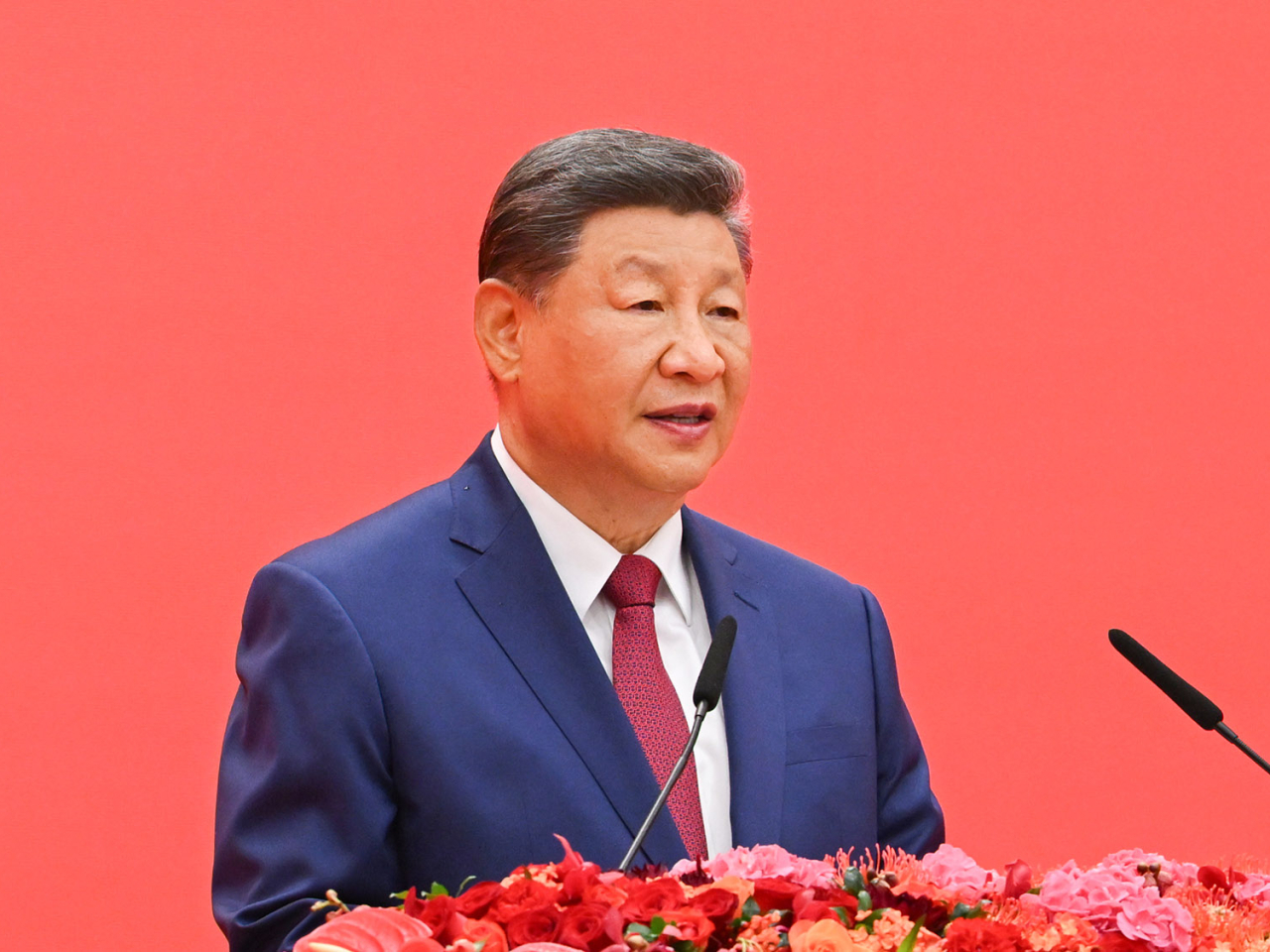 習近平指出，長征勝利之路是依靠黨的正確領導、堅定的革命意志、獨立自主、實事求是，以及廣大人民群眾支持走出來。（新華社資料圖片）