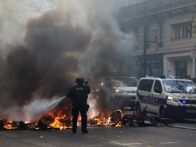 France is still reeling from the street violence, widespread looting and vandalism of public buildings that broke out last weekend. File photo: Reuters