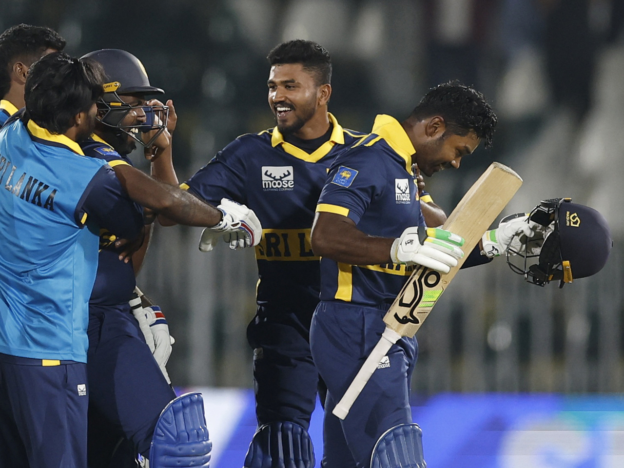 Sri Lanka successfully chased down a massive target of 430 runs against England with a ball to spare. Photo: Reuters