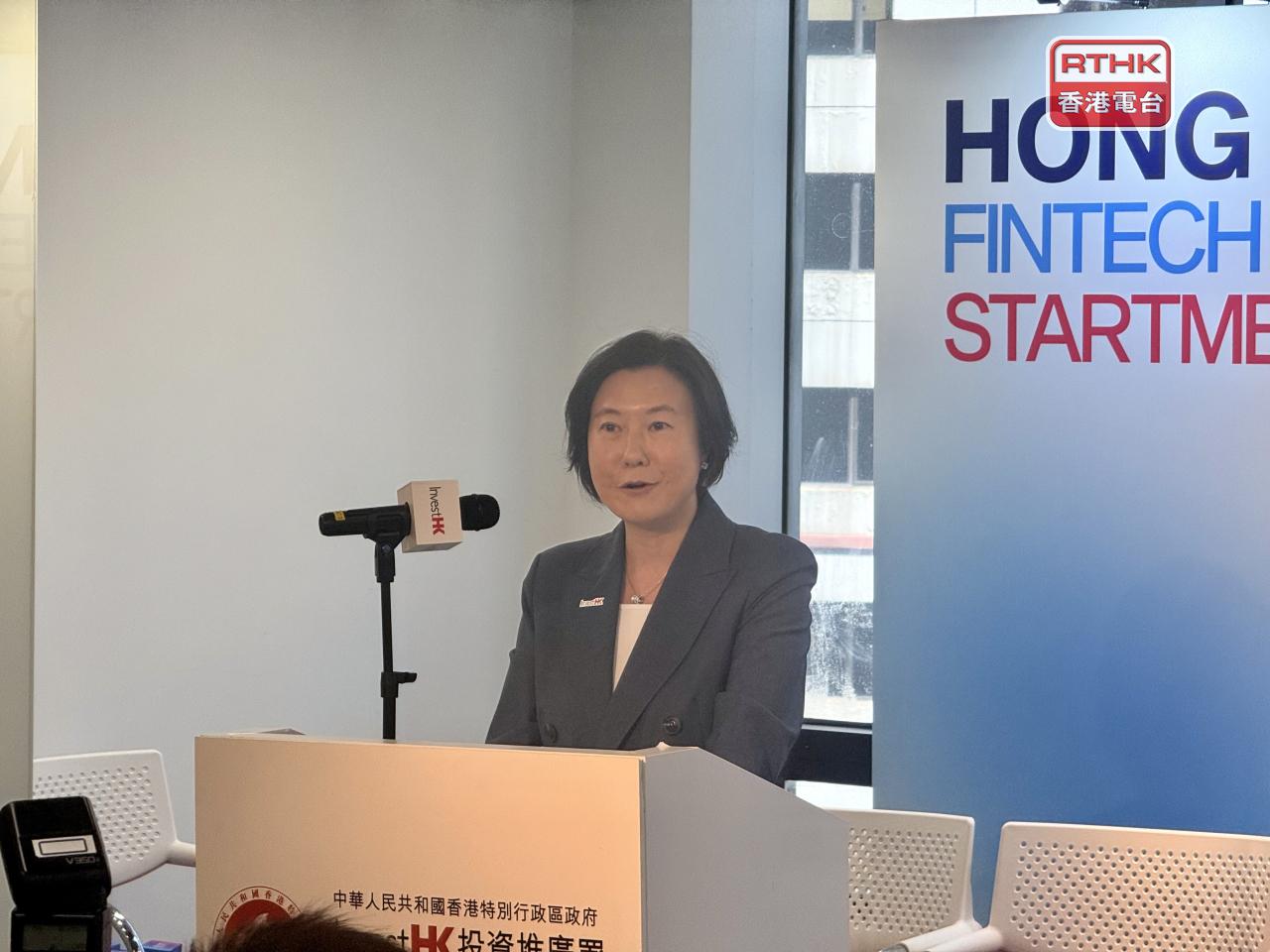劉凱旋稱署方支援不會在企業落戶後就結束，而會繼續協助企業。（趙嘉駿攝）