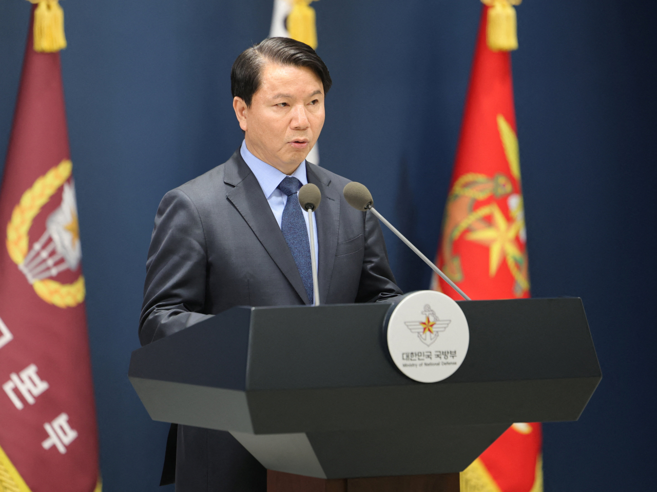 金洪哲表示，目前韓朝雙方對部分軍事分界線位置的認知仍存在分歧。（路透社）