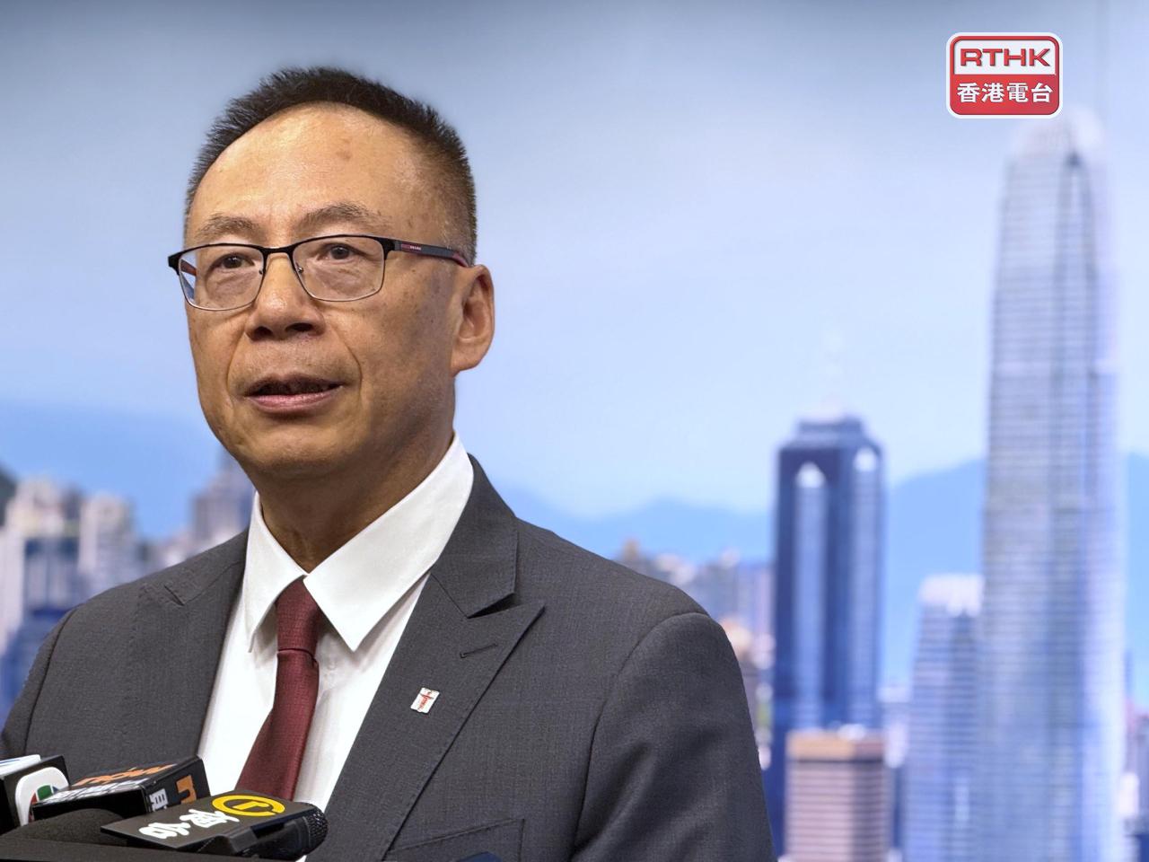 Li Zili says Hong Kong will build a medical products regulatory authority with comprehensive capabilities. Photo: RTHK