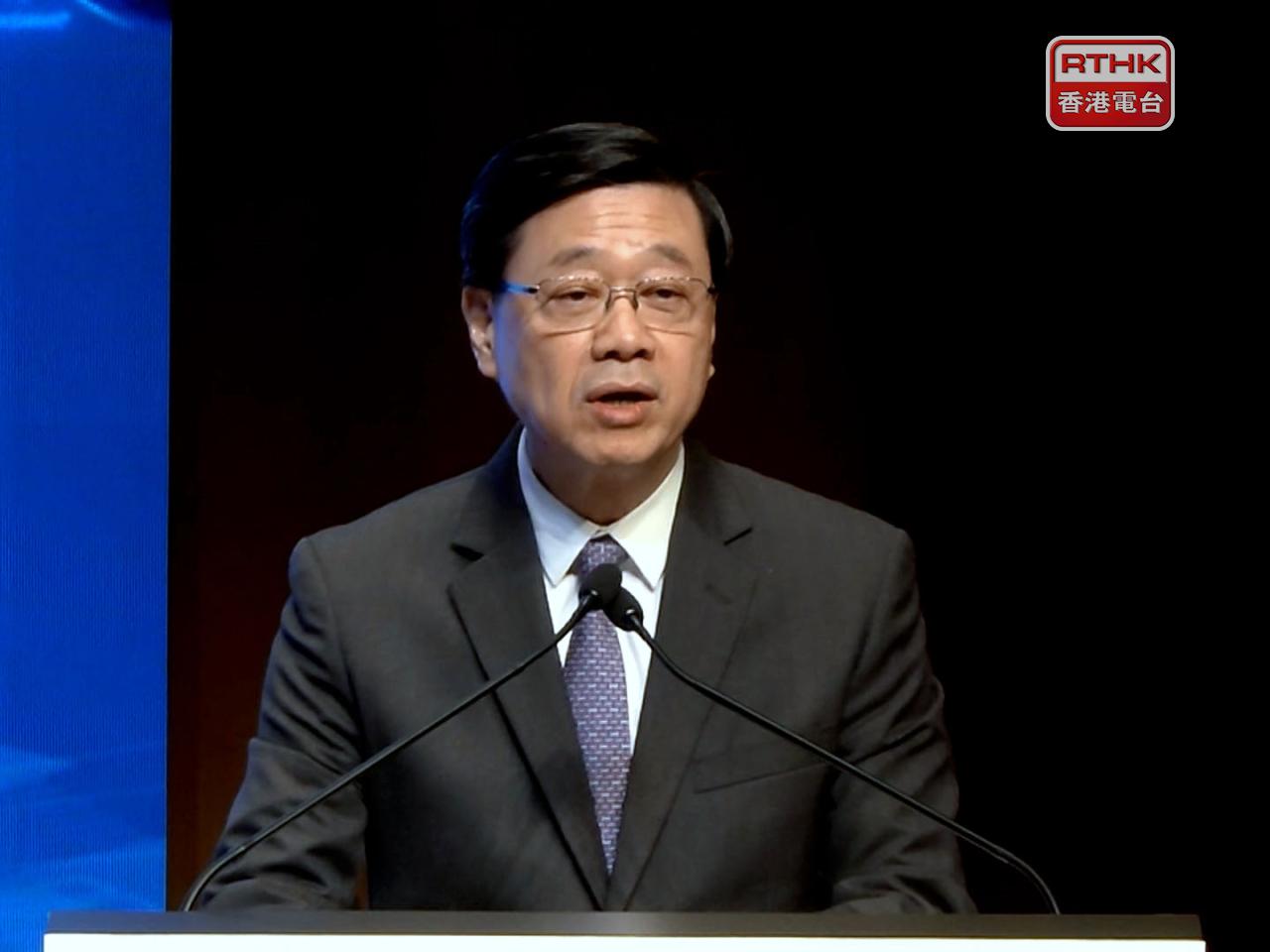 John Lee says links between industry, academia and research will be strengthened at Northern Metropolis university towns. Photo: RTHK