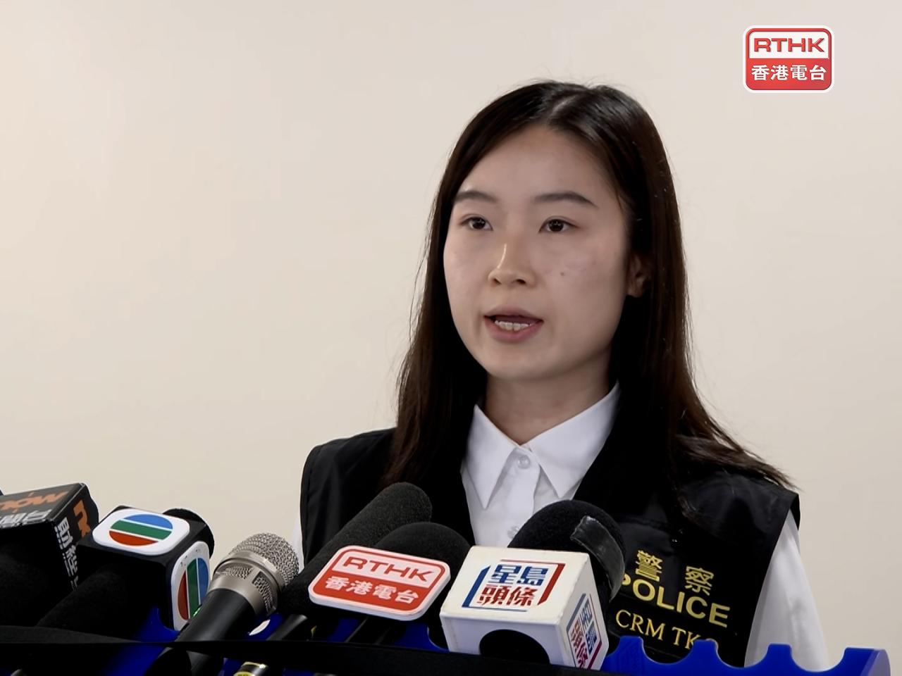 警方調查本月21日在將軍澳工業區發生的意圖傷人案，拘捕3名男子。（廖漢榮攝）