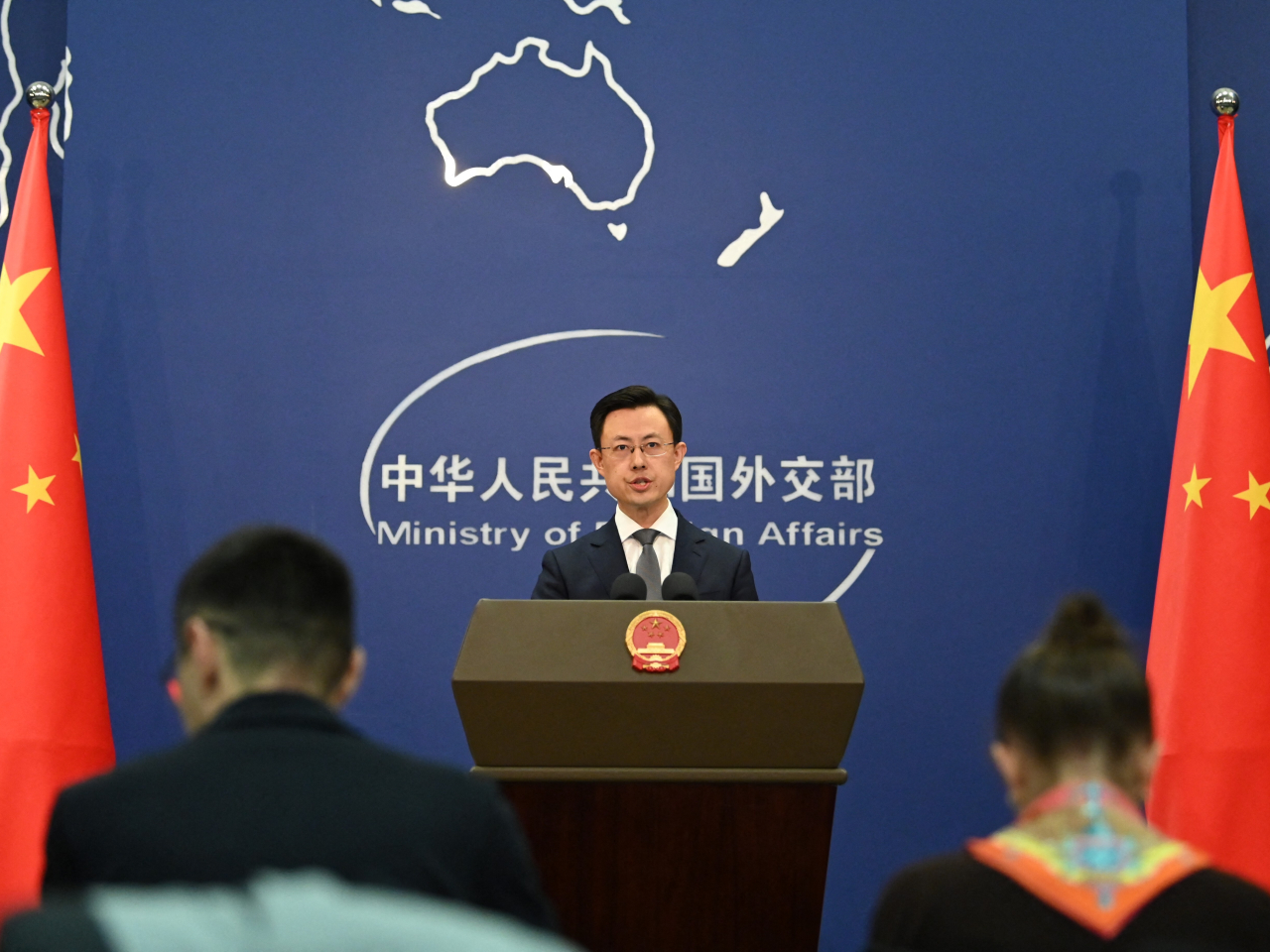 Foreign Ministry spokesman Guo Jiakun had said that hurting the feelings of the country's people would meet "unanimous rejection". File photo: AFP
