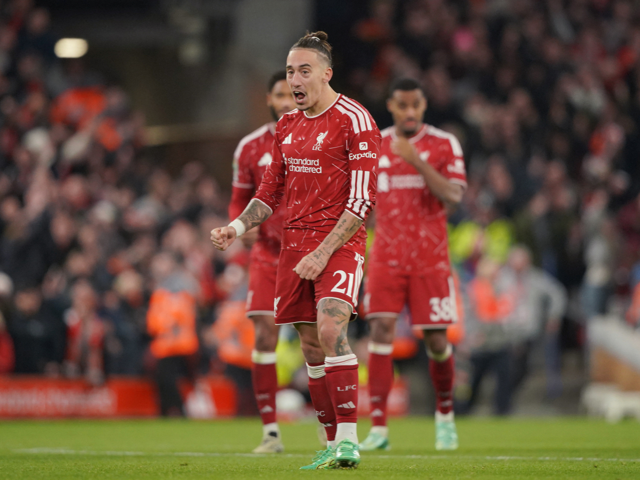 Liverpool knocked out Chelsea after winning a hard-fought penalty shoot-out at Anfield. Photo: Reuters