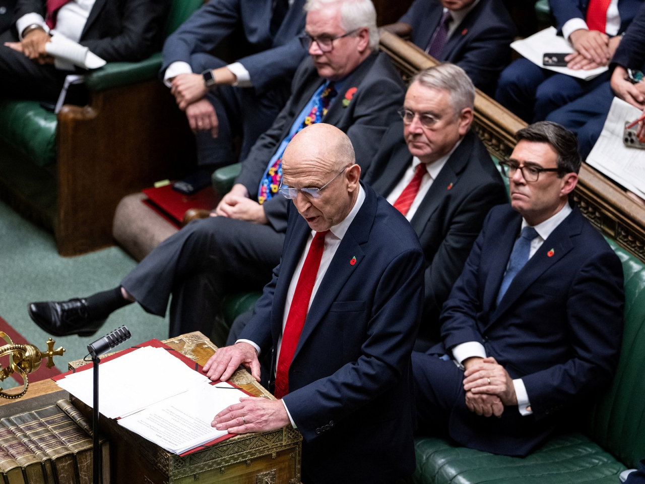 UK finance minister John Healey announced a &pound;100 payment to around 20 million households living in lower-valued homes to soften rising energy bills. Photo: Reuters