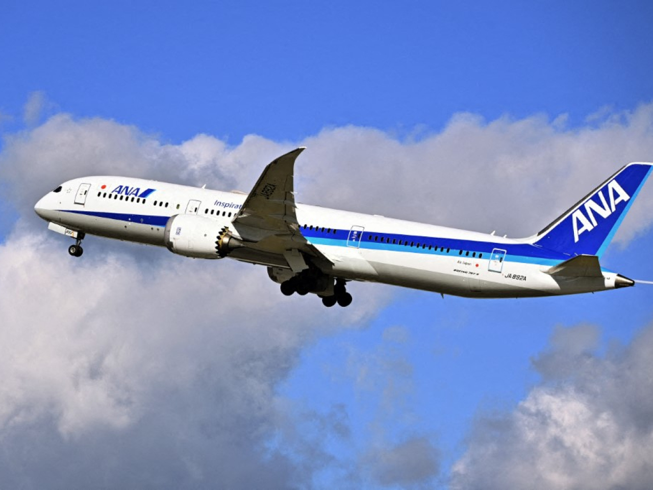 全日空表示，大約37800名客戶的資訊外洩。（法新社資料圖片）